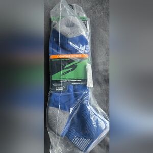 Skechers Men's Athletic Socks in Blue and Gray